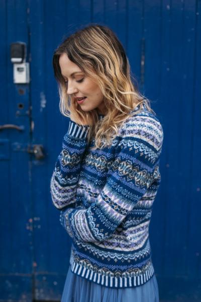 Sweater, Pullover Kinross Sapphire von Eribé of Scotland